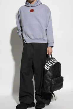 Balenciaga SZARY Bluza z kapturem