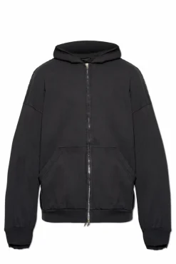 Balenciaga SZARY Bluza z kapturem