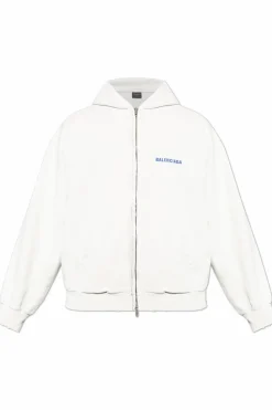 Balenciaga SZARY Bluza z kapturem