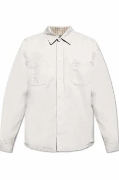 Balenciaga SZARY Koszula z kieszeniami