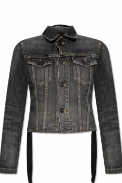 Balenciaga SZARY Kurtka jeansowa