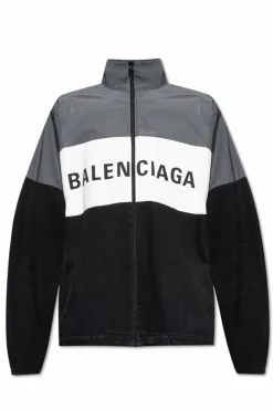 Balenciaga SZARY Kurtka z logo