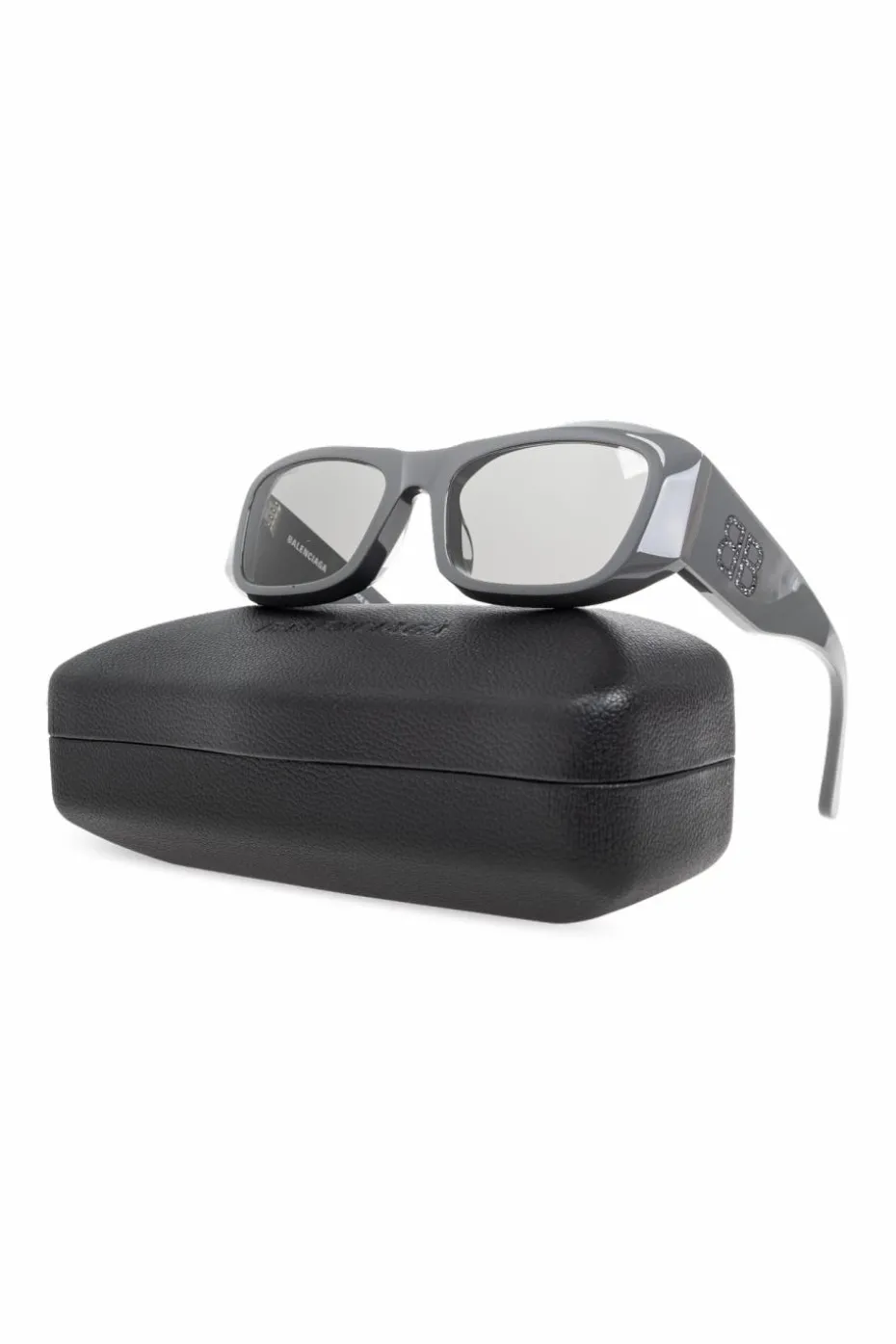 Balenciaga SZARY Okulary przeciwsłoneczne