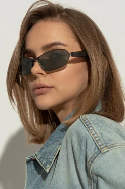Balenciaga SZARY Okulary przeciwsłoneczne