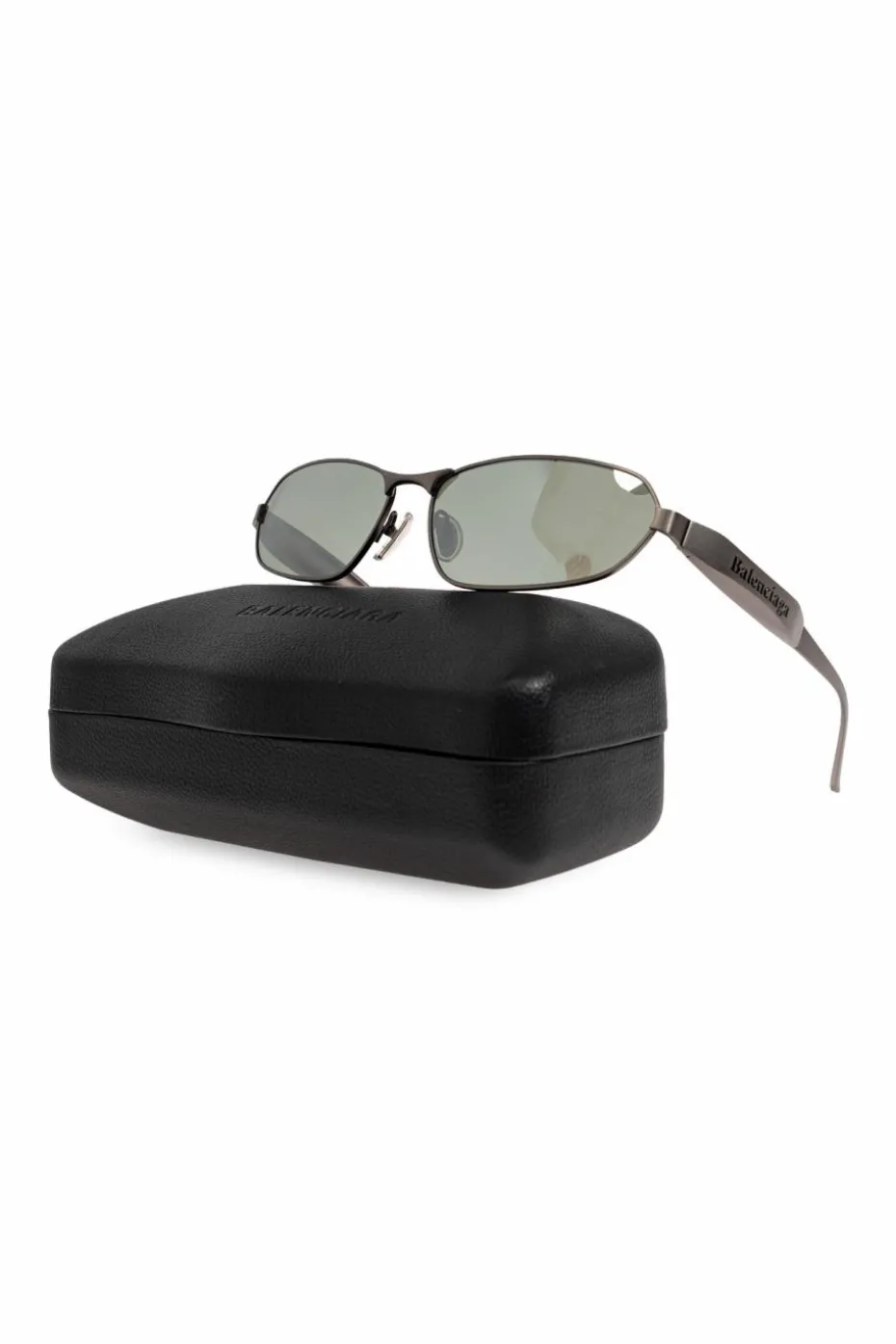 Balenciaga SZARY Okulary przeciwsłoneczne