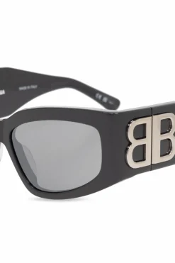 Balenciaga SZARY Okulary przeciwsłoneczne
