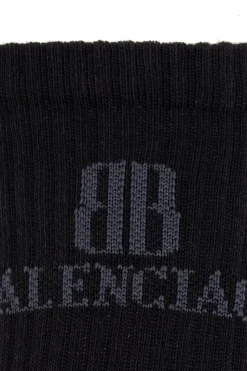 Balenciaga SZARY Skarpety z logo