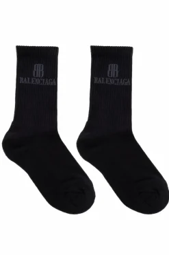 Balenciaga SZARY Skarpety z logo