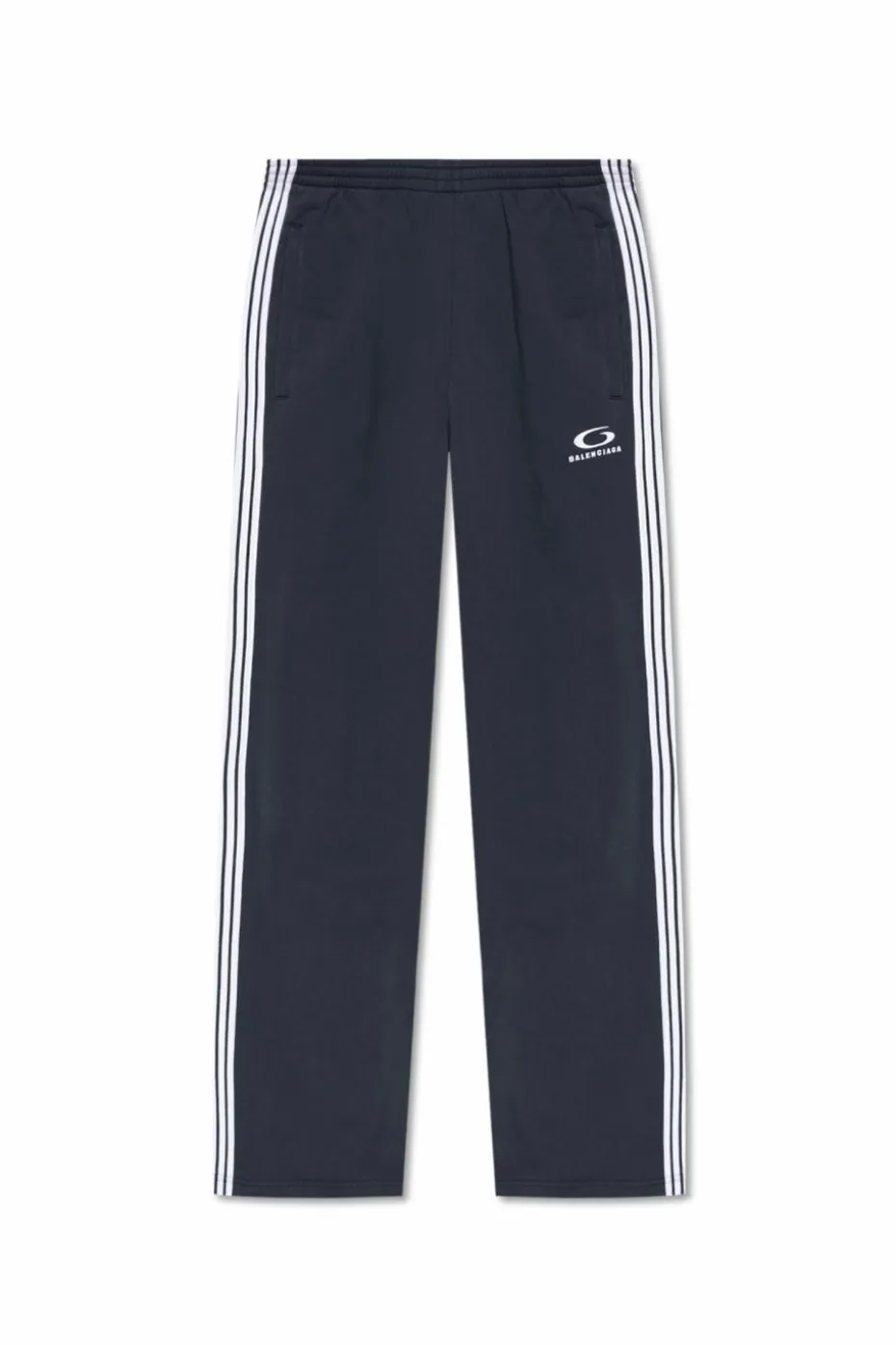 Balenciaga SZARY Spodnie dresowe z logo