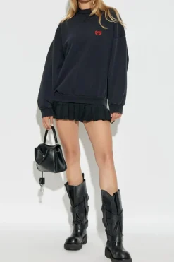 Balenciaga SZARY Sukienka z logo
