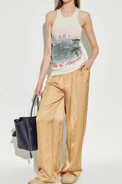 Balenciaga SZARY Top na ramiączkach