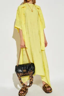 Balenciaga ŻÓŁTY Koszula z kieszenią