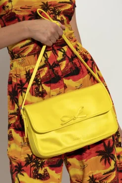 Balenciaga ŻÓŁTY Torba na ramię `Leopolda`