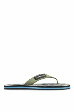 Balenciaga ZIELONY Japonki z logo