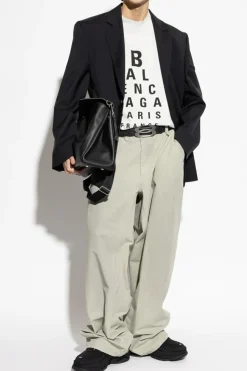 Balenciaga ZIELONY Spodnie z kieszeniami
