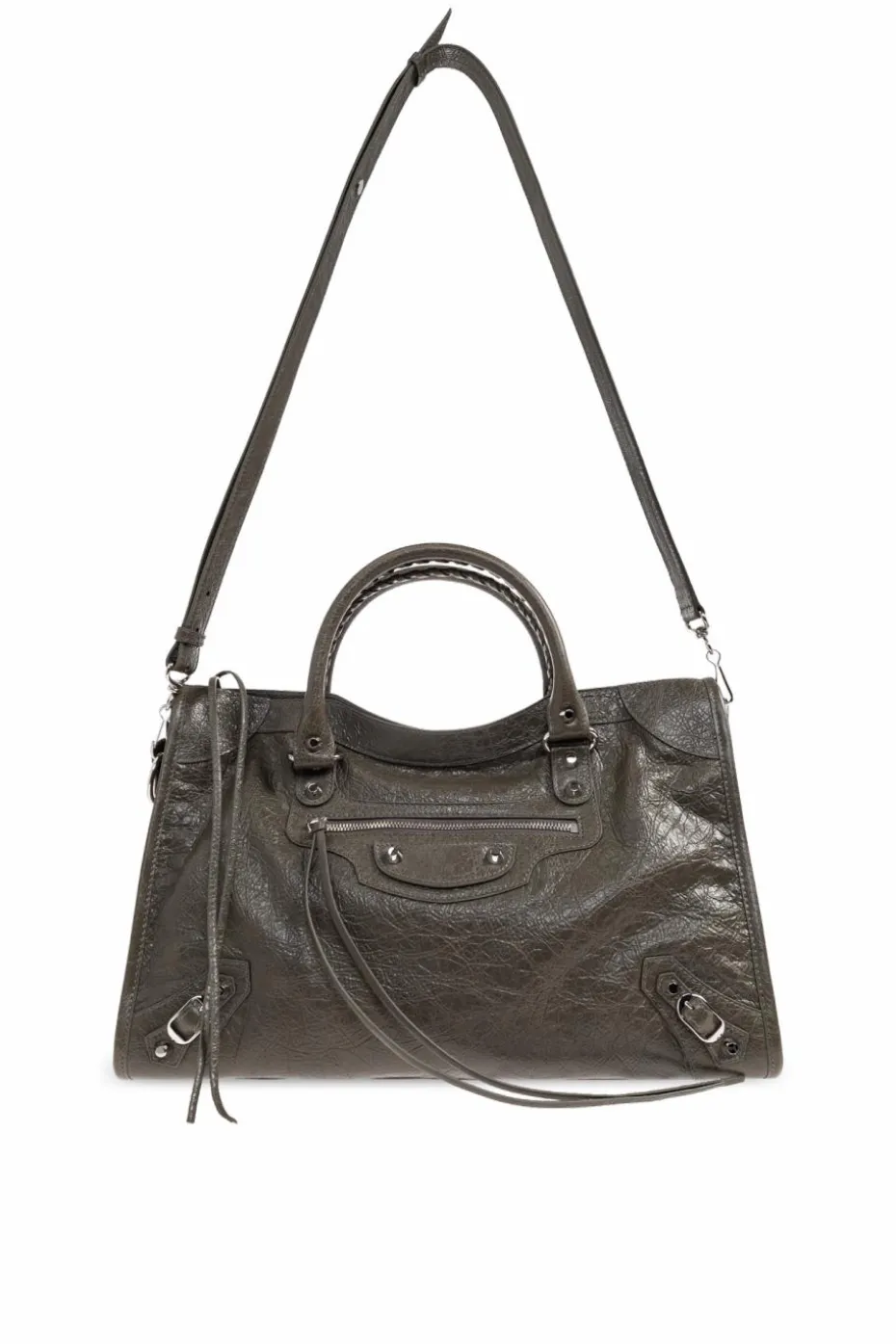 Balenciaga ZIELONY Torba do ręki `Le City Medium`