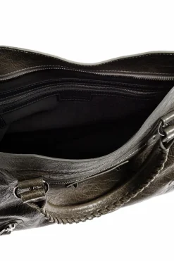 Balenciaga ZIELONY Torba do ręki `Le City Medium`