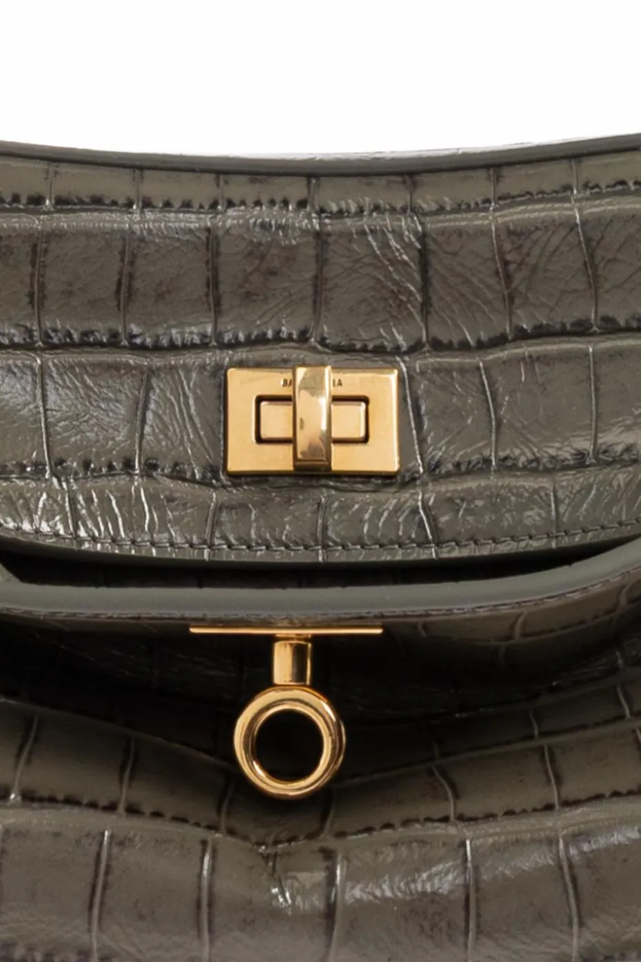 Balenciaga ZIELONY Torba do ręki ‘Rodeo Small’