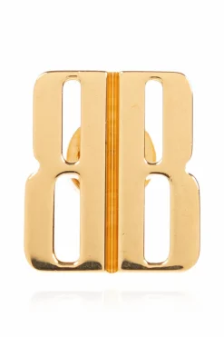 Balenciaga ZŁOTY Kolczyki z logo