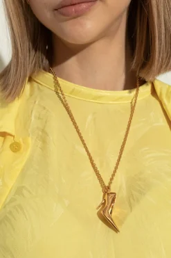 Balenciaga ZŁOTY Mosiężny naszyjnik