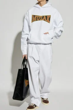 Bally BIAŁY Bluza z nadrukiem