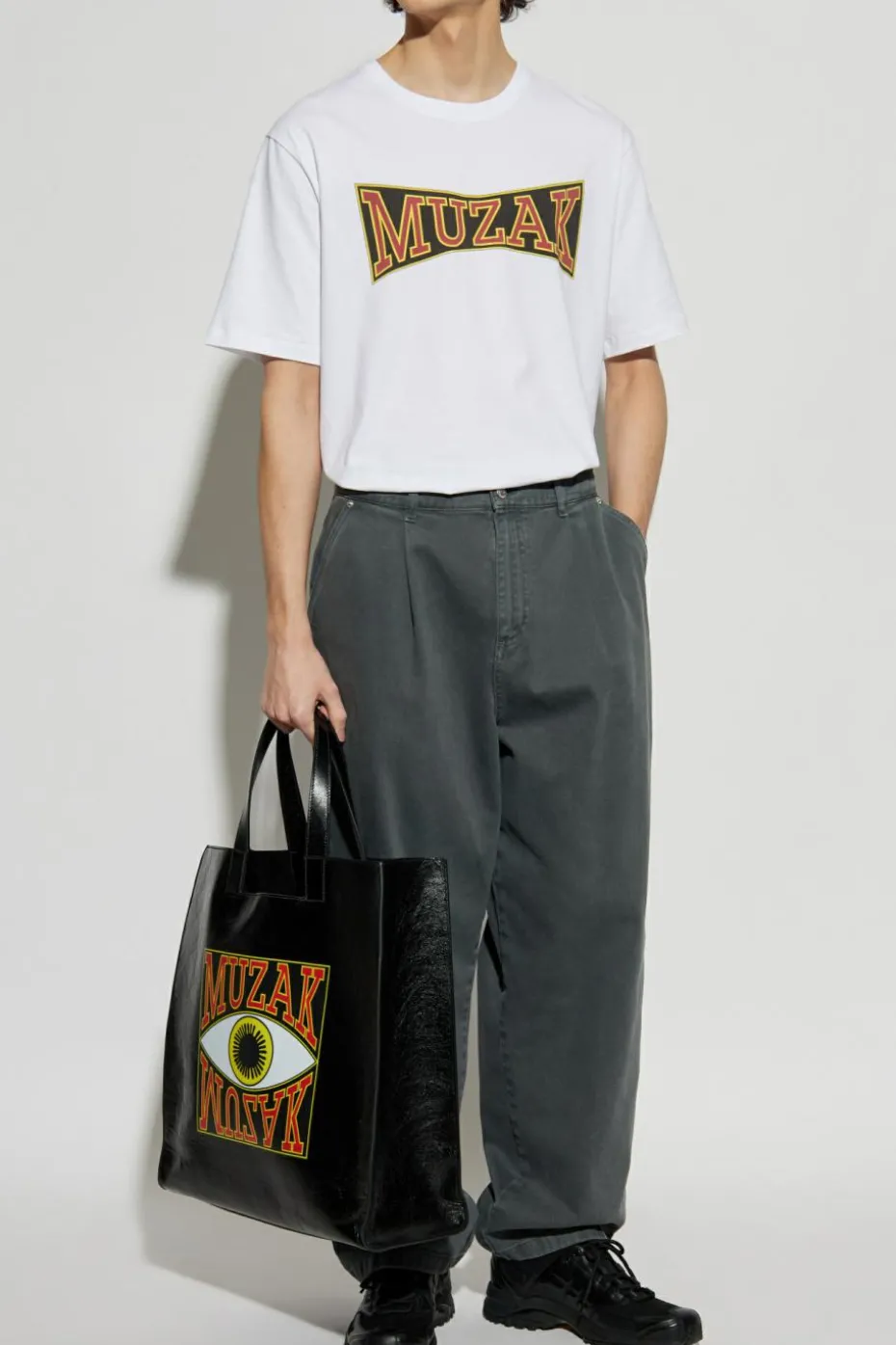 Bally BIAŁY T-shirt z nadrukiem