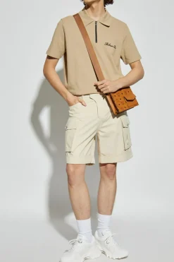 Balmain beżowy Polo z wyszytym logo