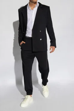 Balmain BIAŁY Bawełniana koszula