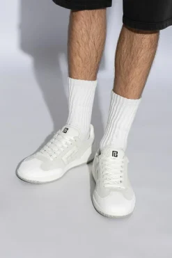 Balmain BIAŁY Buty sportowe `Low Top Lace`