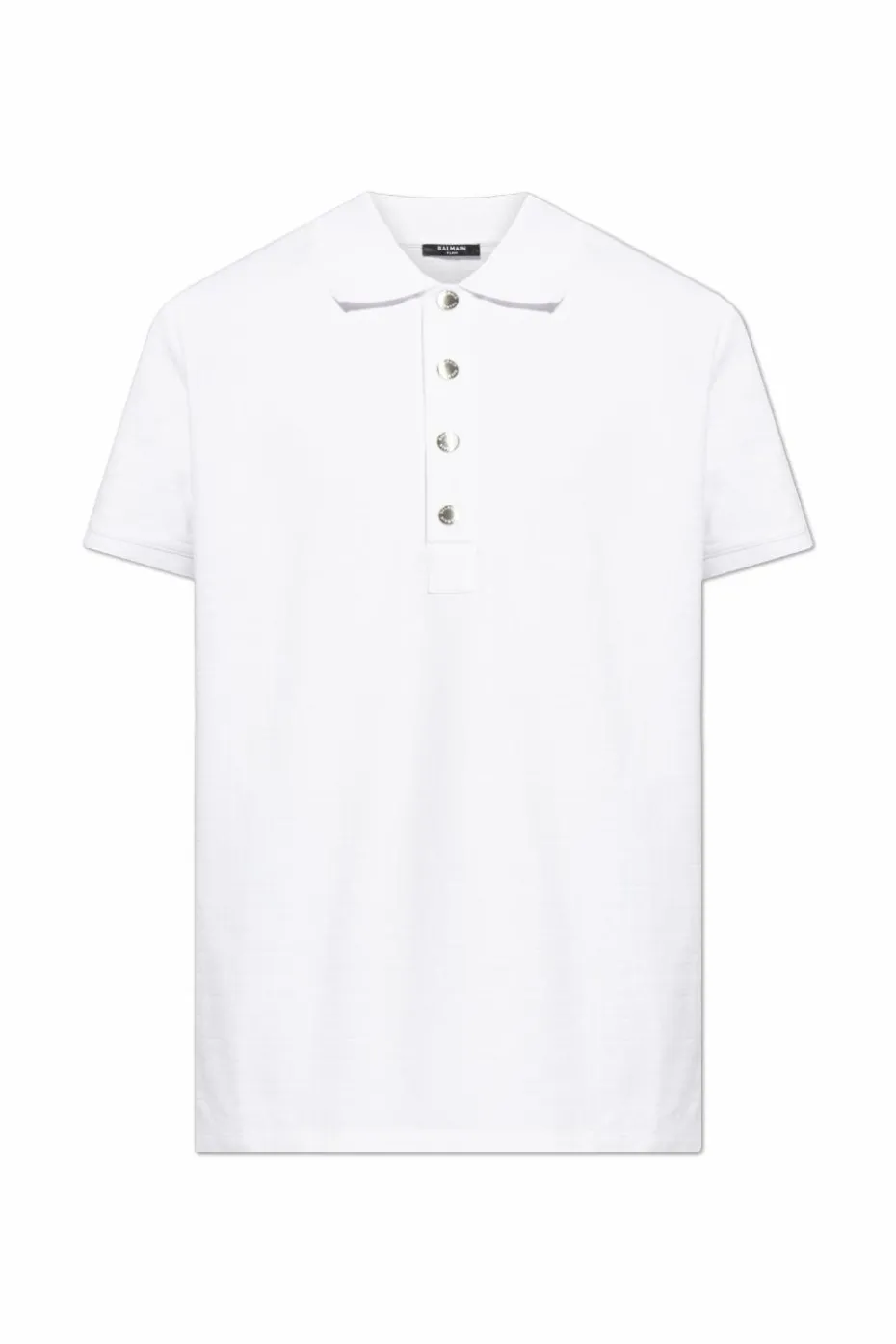 Balmain BIAŁY Polo z logo