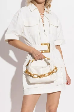 Balmain BIAŁY Torba do ręki `Sync Mini`