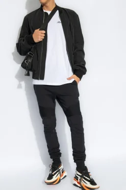 Balmain BIAŁY T-shirt z logo