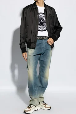 Balmain BIAŁY T-shirt z logo