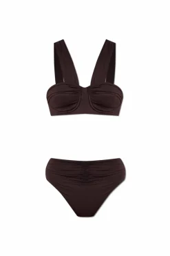 Balmain BRĄZOWY Jednoczęściowy kostium kąpielowy