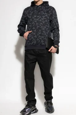 Balmain CZARNY Bluza z kapturem