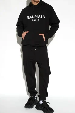 Balmain CZARNY Bluza z logo