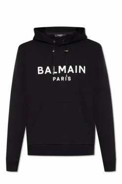 Balmain CZARNY Bluza z logo