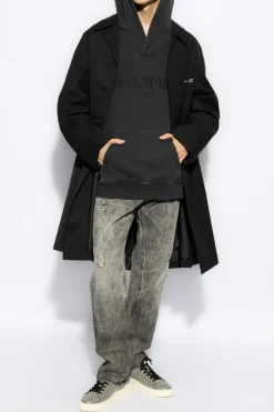 Balmain CZARNY Bluza z logo