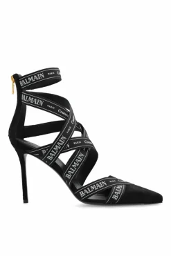 Balmain CZARNY Buty na obcasie