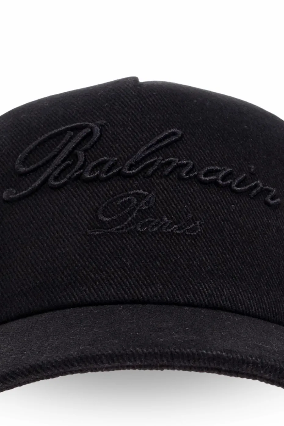 Balmain CZARNY Czapka z daszkiem