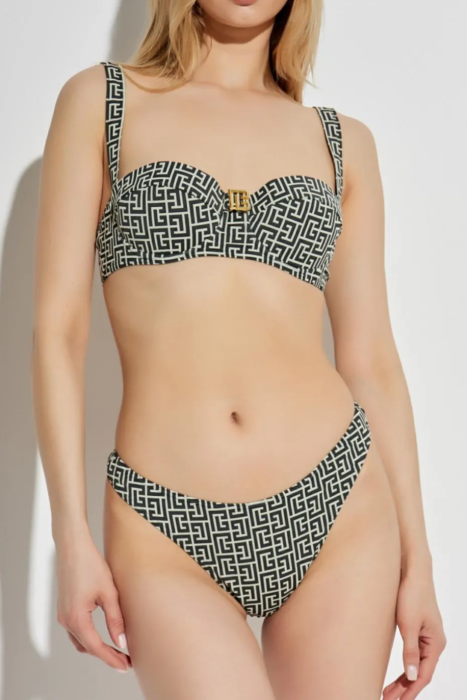 Balmain CZARNY Dwuczęściowy kostium kąpielowy