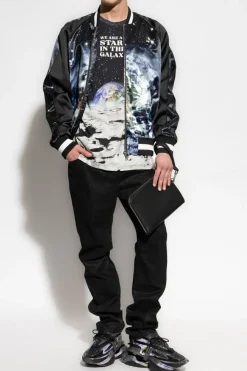 Balmain CZARNY Jeansy o dekoracyjnym wykończeniu