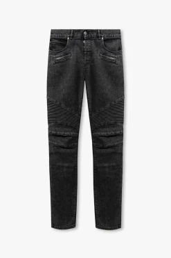 Balmain CZARNY Jeansy typu ‘slim’