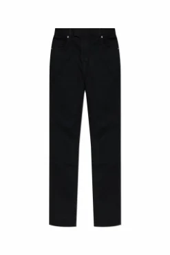 Balmain CZARNY Jeansy z nogawkami o prostym kroju