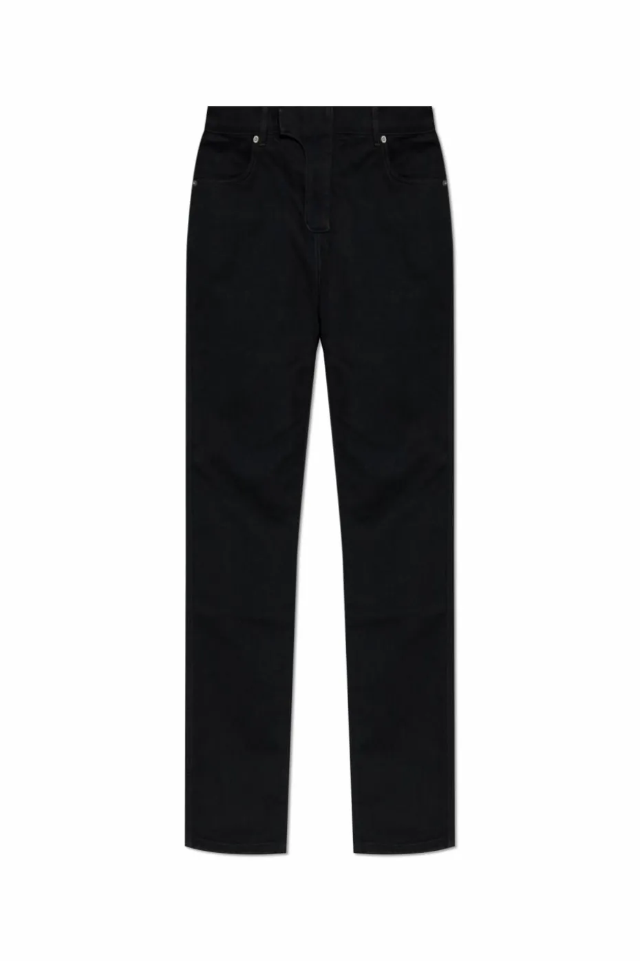 Balmain CZARNY Jeansy z nogawkami o prostym kroju