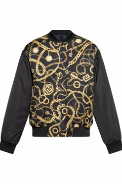 Balmain CZARNY Kurtka typu `bomber`