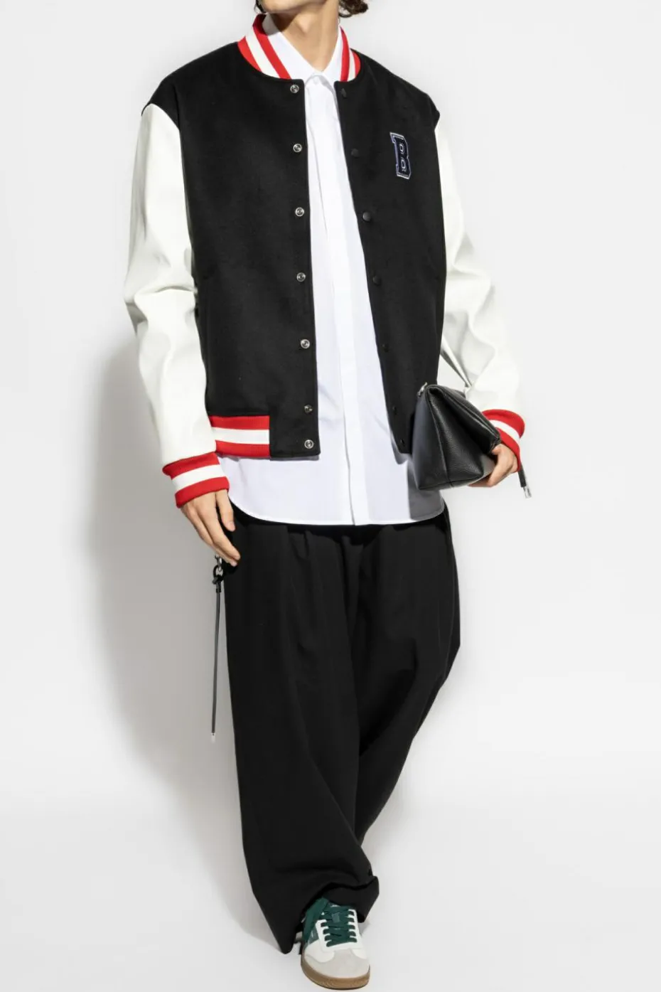 Balmain CZARNY Kurtka typu `bomber`