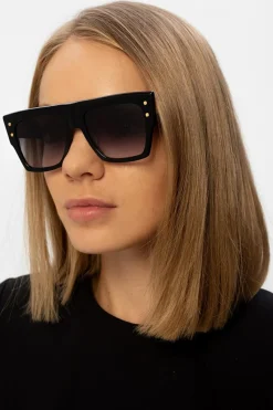 Balmain CZARNY Okulary przeciwsłoneczne z logo