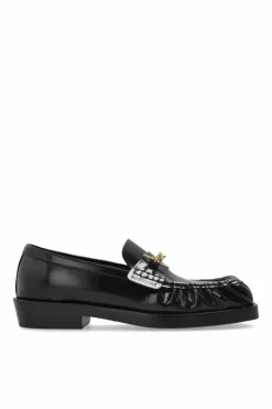 Balmain CZARNY Skórzane buty