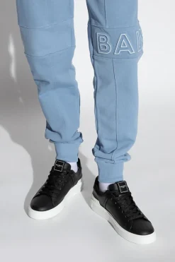 Balmain CZARNY Skórzane buty sportowe ‘B-Court’